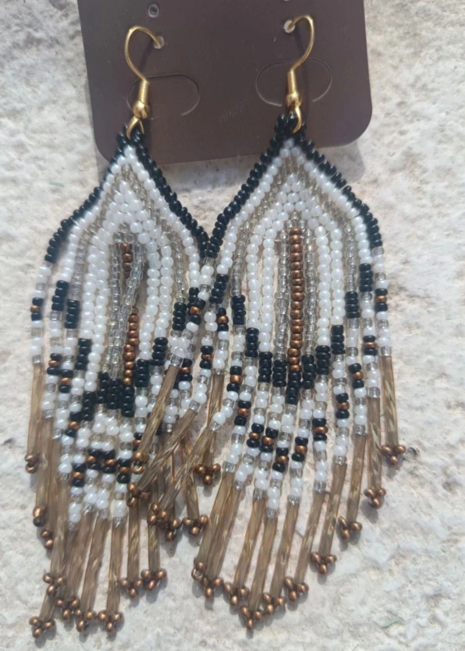 Brincos Boho. Vários cores. 10cm de comprimento. – photo 5